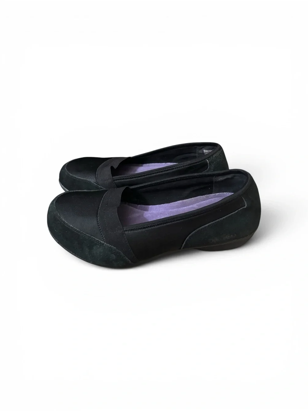 Skechers Relaxed Fit: Career - 9 To 5 Suede black slip on comfort shoe size 10